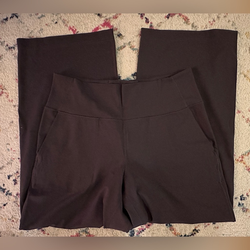 Lululemon Align wide leg pants, graphite grey, 27” inseam, size 14